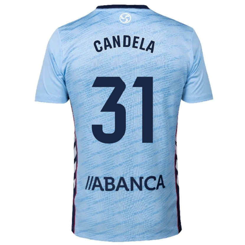 DanxenキッズCandela Rodríguez#31空色赤ホームシャツ2025/26ジャージーユニフォーム