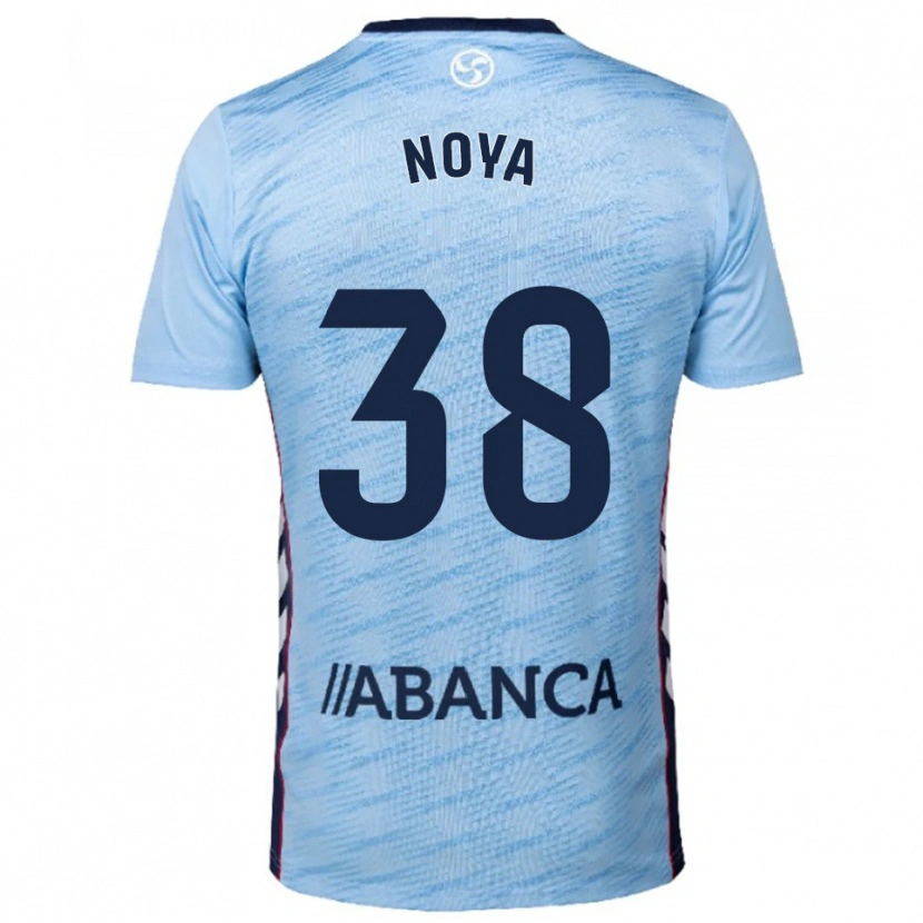DanxenキッズDani Noya#38空色赤ホームシャツ2025/26ジャージーユニフォーム