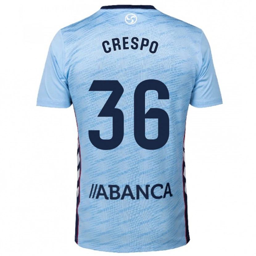 DanxenキッズYoel Crespo#36空色赤ホームシャツ2025/26ジャージーユニフォーム