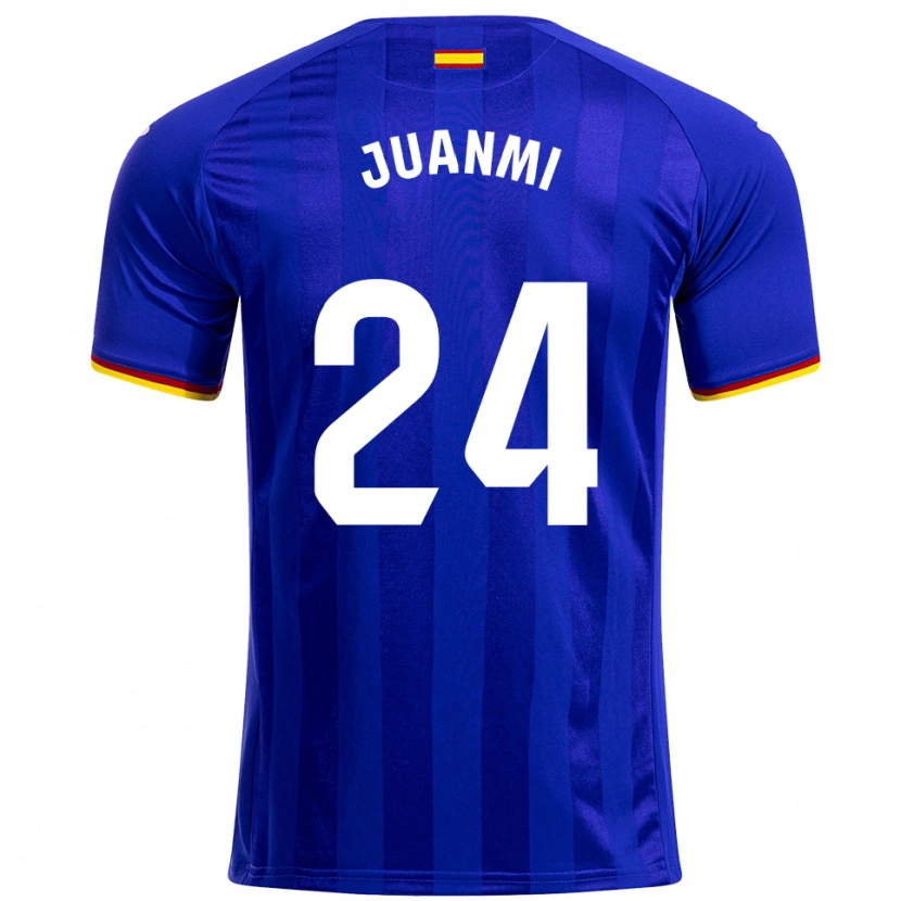 Danxenキッズフアン・ミゲル・ヒメネス・ロペス#24青赤黄ホームシャツ2025/26ジャージーユニフォーム