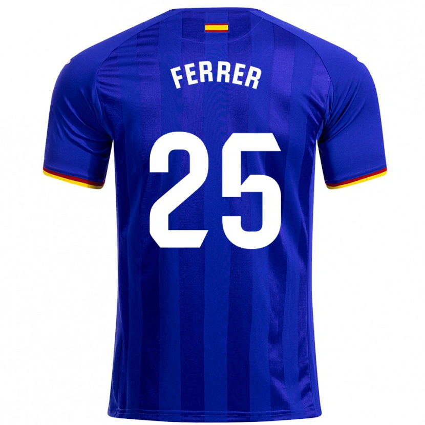 DanxenキッズDiego Ferrer#25青赤黄ホームシャツ2025/26ジャージーユニフォーム