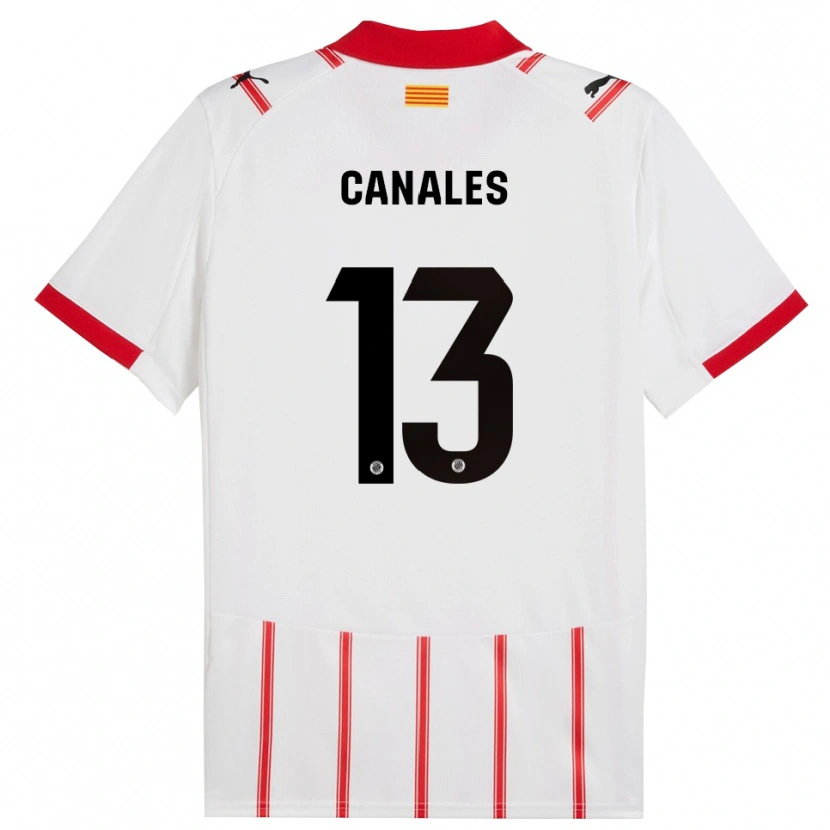 Danxenキッズホアン・ヴィチェンテ・カナレス・モンテーロ #13白赤ホームシャツ2025/26ジャージーユニフォーム