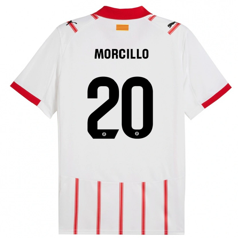 Danxenキッズルイス・モルシージョ#20白赤ホームシャツ2025/26ジャージーユニフォーム
