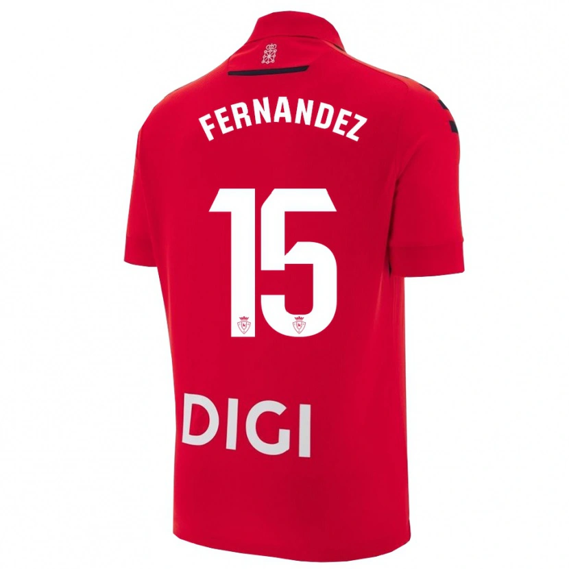 Danxenキッズレイレ・フェルナンデス・サンチェス#15赤黒ホームシャツ2025/26ジャージーユニフォーム