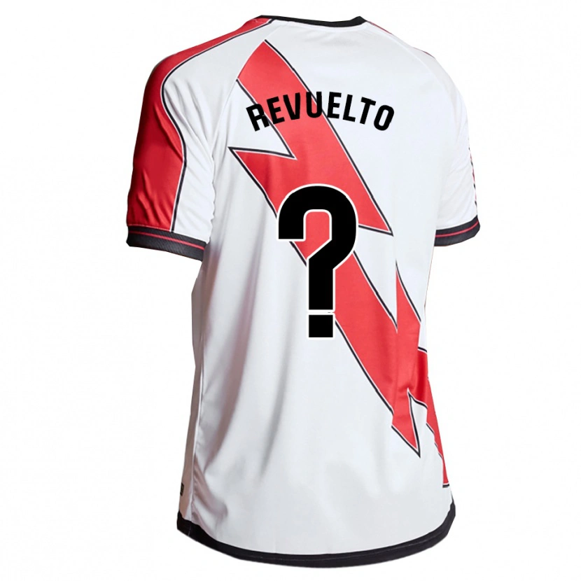 DanxenキッズVíctor Revuelto#0白赤ホームシャツ2025/26ジャージーユニフォーム