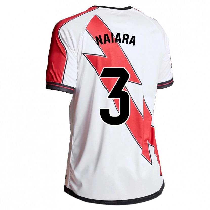 DanxenキッズNaiara Lozano Sánchez#3白赤ホームシャツ2025/26ジャージーユニフォーム