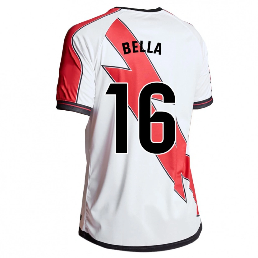 DanxenキッズBrunda Bella#16白赤ホームシャツ2025/26ジャージーユニフォーム