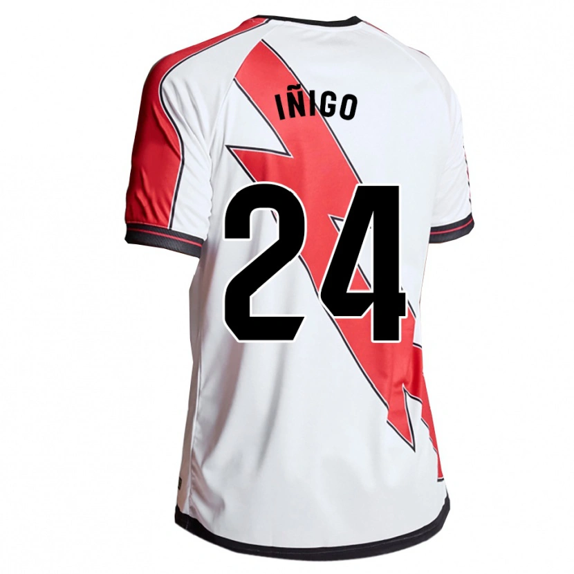 DanxenキッズIván Iñigo#24白赤ホームシャツ2025/26ジャージーユニフォーム