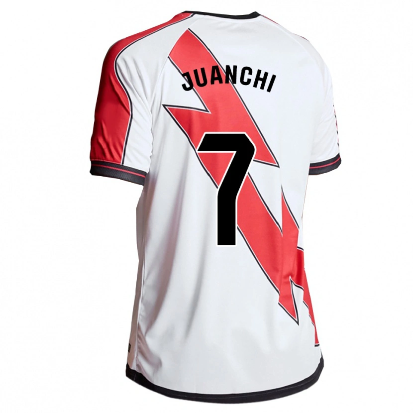 DanxenキッズJuanchi#7白赤ホームシャツ2025/26ジャージーユニフォーム