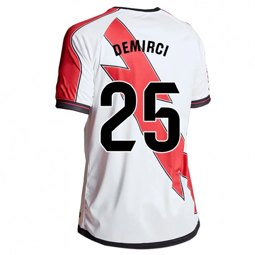 Danxenキッズマート・デミルシ#25白赤ホームシャツ2025/26ジャージーユニフォーム