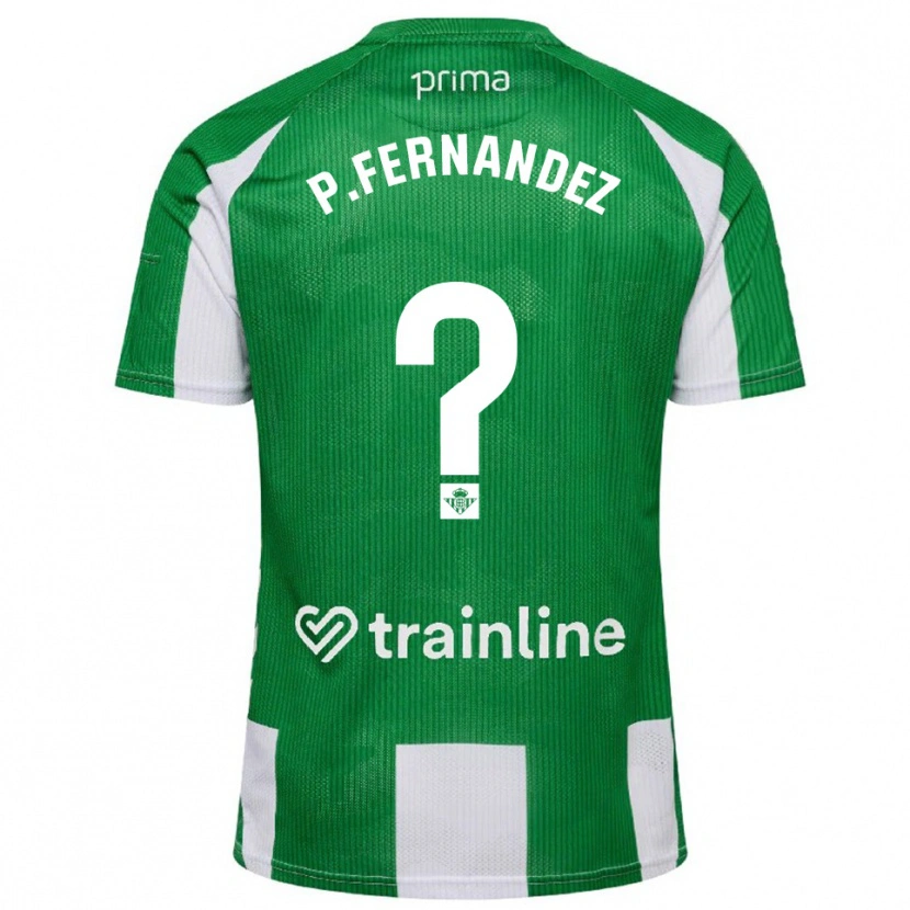 DanxenキッズPaulo Fernández#0緑白ホームシャツ2025/26ジャージーユニフォーム