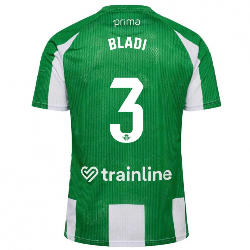 DanxenキッズDarling Bladi#3緑白ホームシャツ2025/26ジャージーユニフォーム