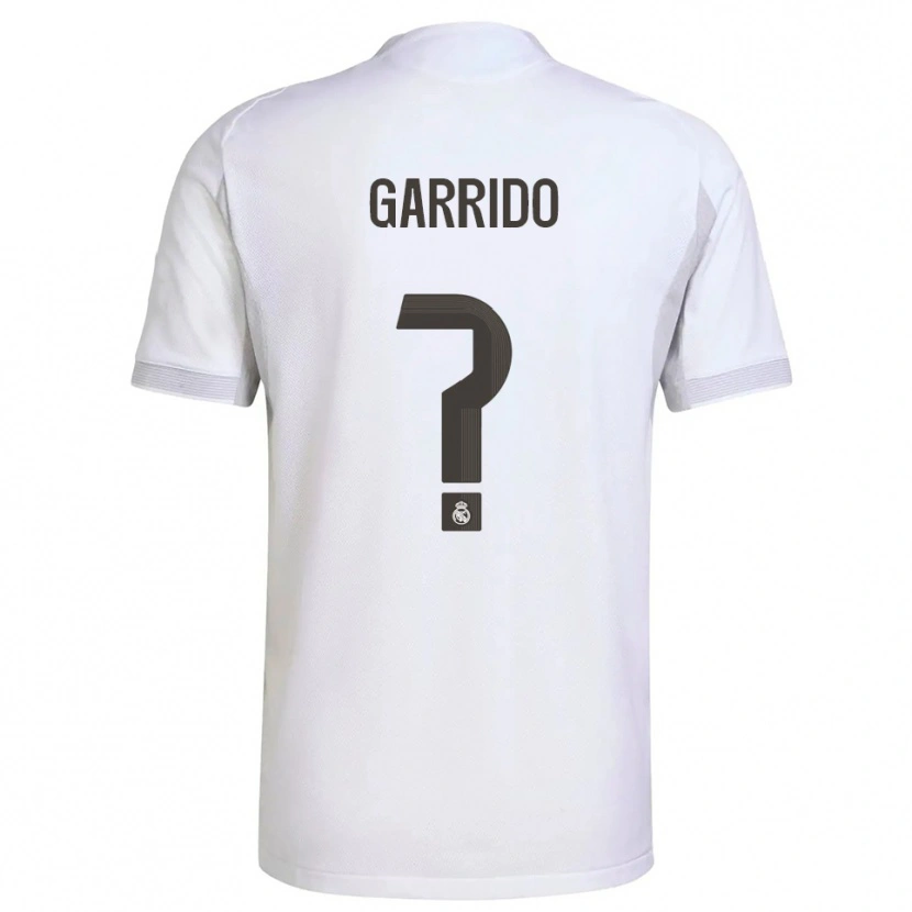 DanxenキッズMateo Garrido#0白黄ホームシャツ2025/26ジャージーユニフォーム