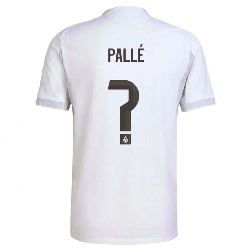 DanxenキッズJoel Pallé#0白黄ホームシャツ2025/26ジャージーユニフォーム