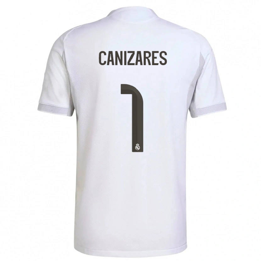 Danxenキッズルーカス・カニサレス#1白黄ホームシャツ2025/26ジャージーユニフォーム