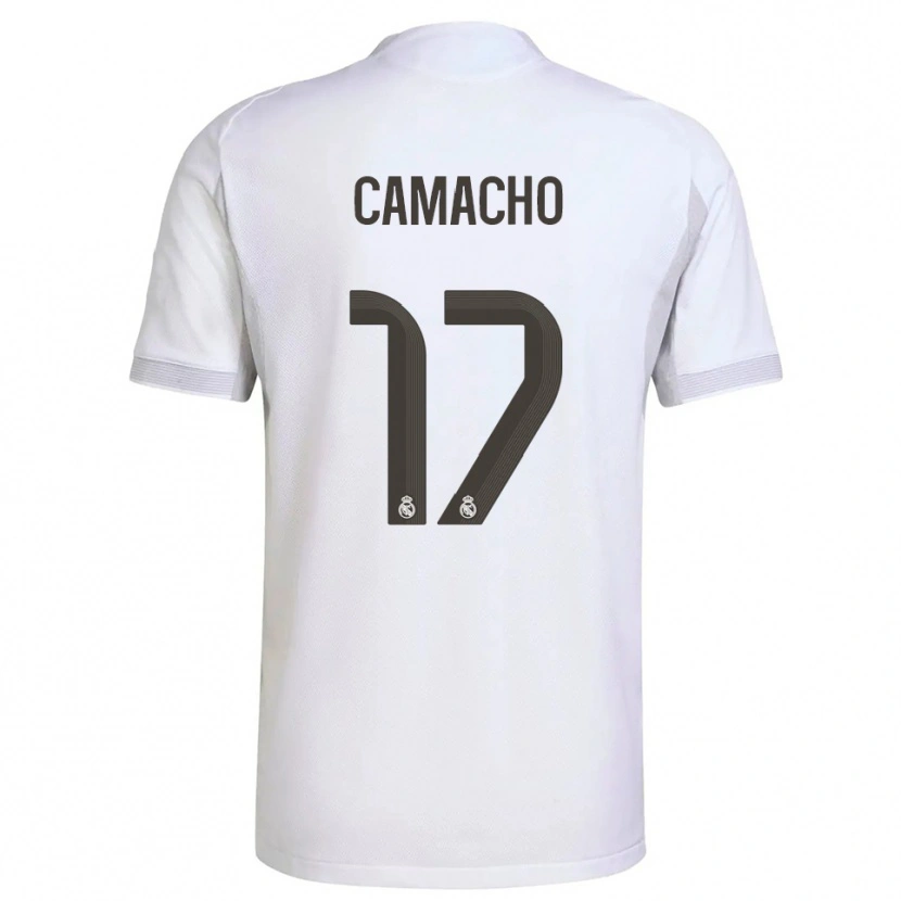 Danxenキッズカルラ・カマーチョ#17白黄ホームシャツ2025/26ジャージーユニフォーム