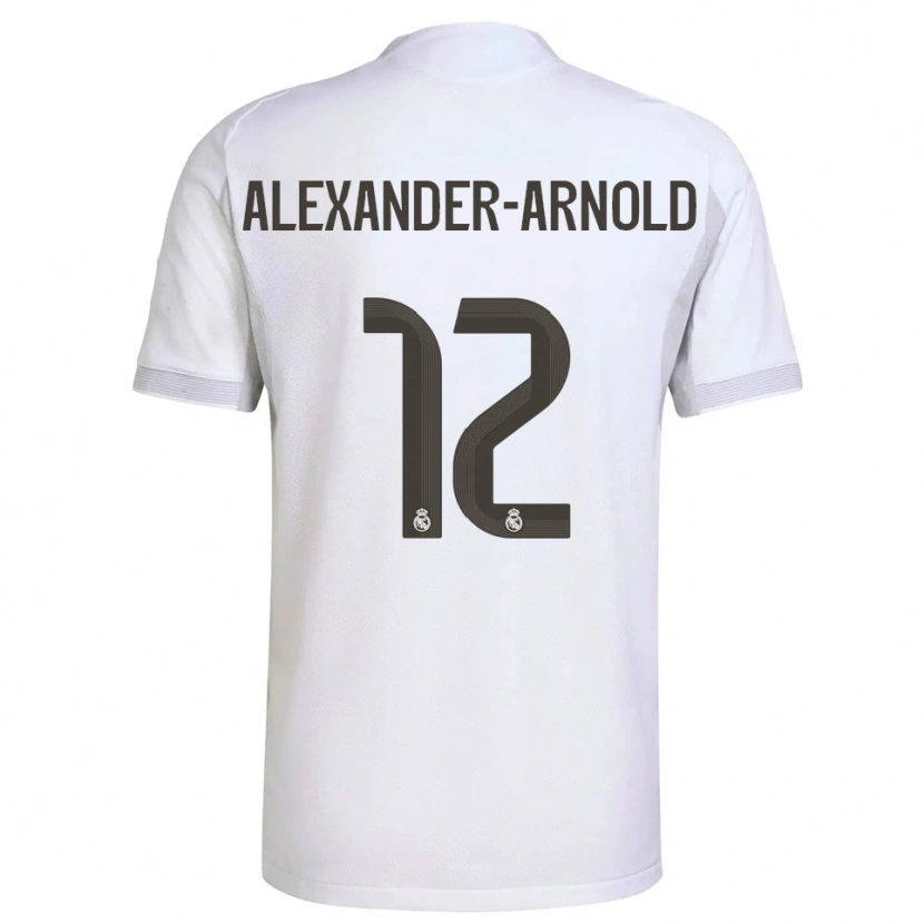 Danxenキッズトレント・アレクサンダー＝アーノルド #12白黄ホームシャツ2025/26ジャージーユニフォーム