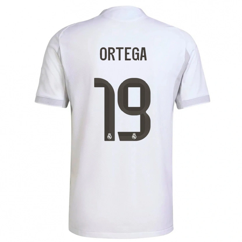 DanxenキッズJacobo Ortega#19白黄ホームシャツ2025/26ジャージーユニフォーム