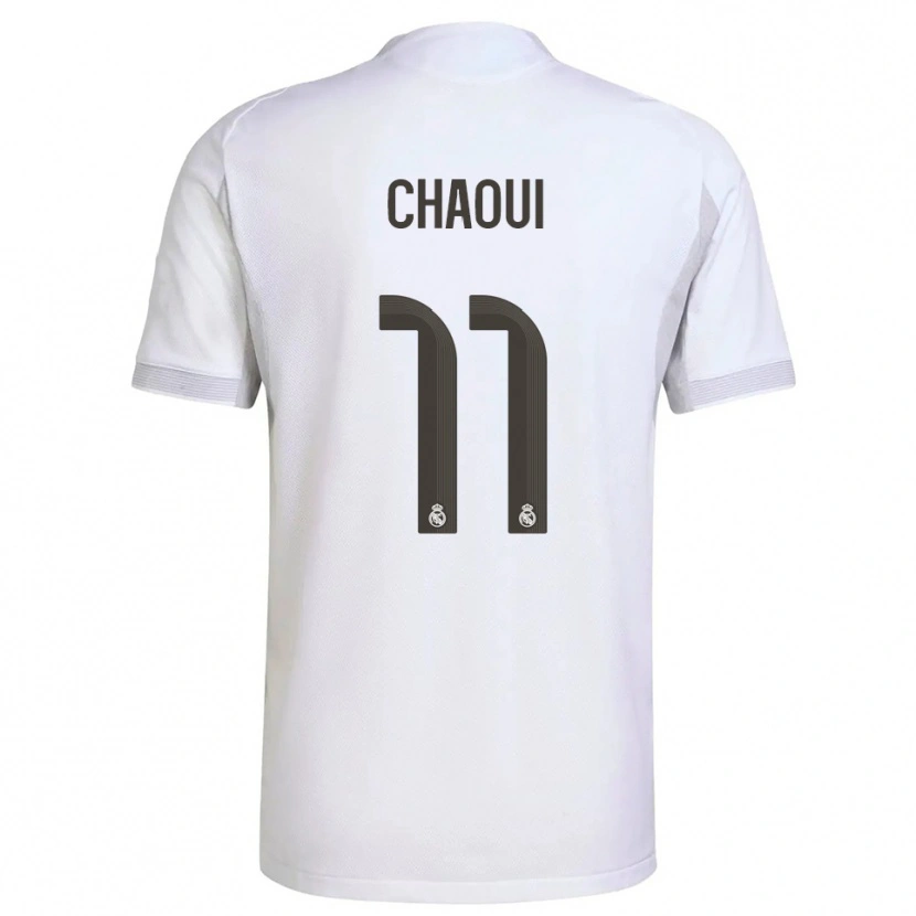 DanxenキッズOmar Chaoui#11白黄ホームシャツ2025/26ジャージーユニフォーム