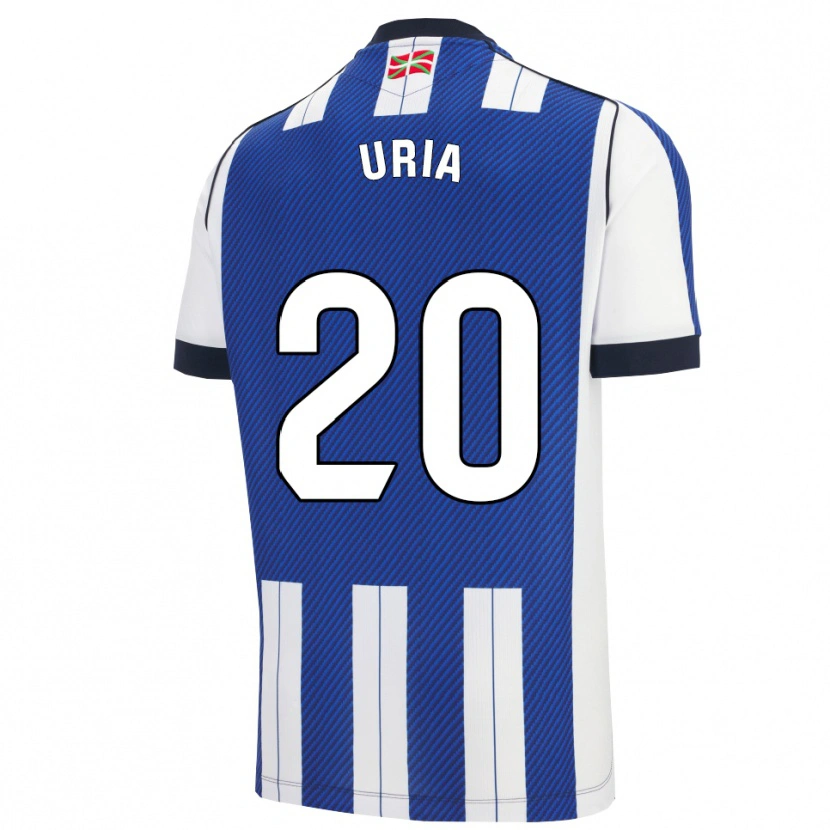 DanxenキッズMirari Uria#20青白ホームシャツ2025/26ジャージーユニフォーム