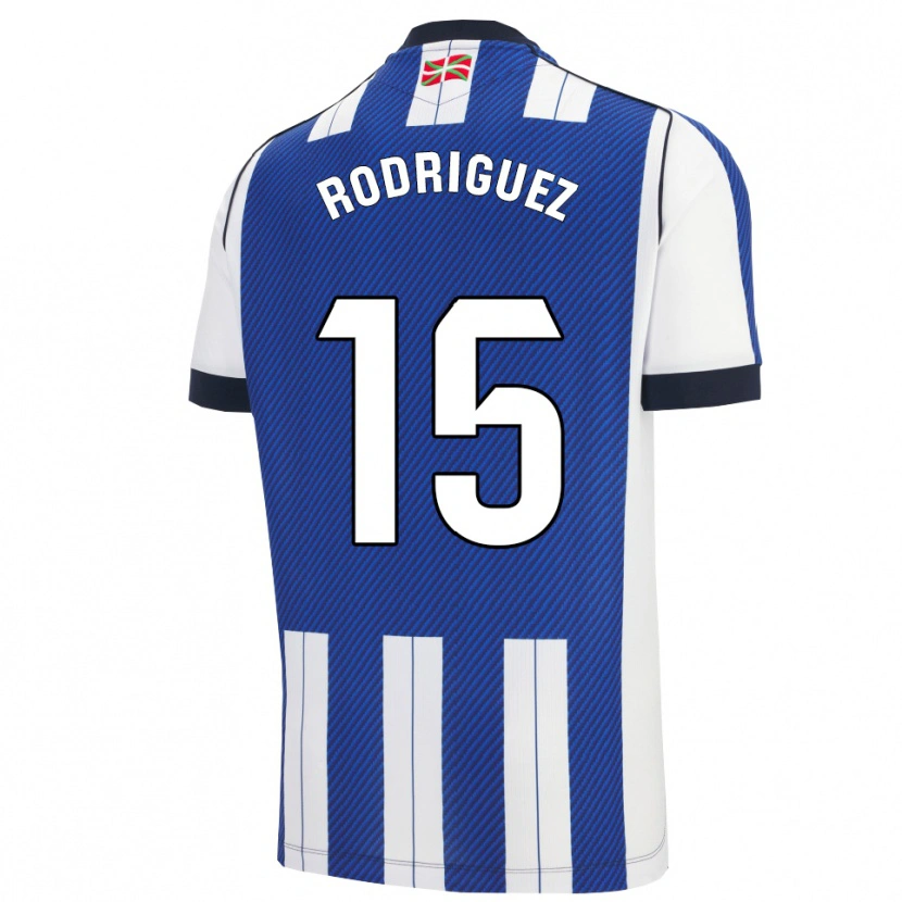Danxenキッズペルー・ロドリゲス#15青白ホームシャツ2025/26ジャージーユニフォーム