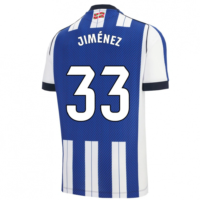 DanxenキッズJavier Jiménez#33青白ホームシャツ2025/26ジャージーユニフォーム