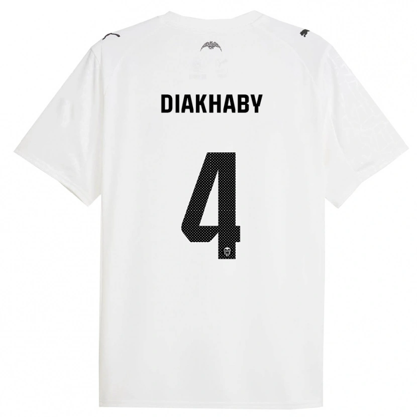 Danxenキッズムクタル・ディアカビ#4白黒ホームシャツ2025/26ジャージーユニフォーム