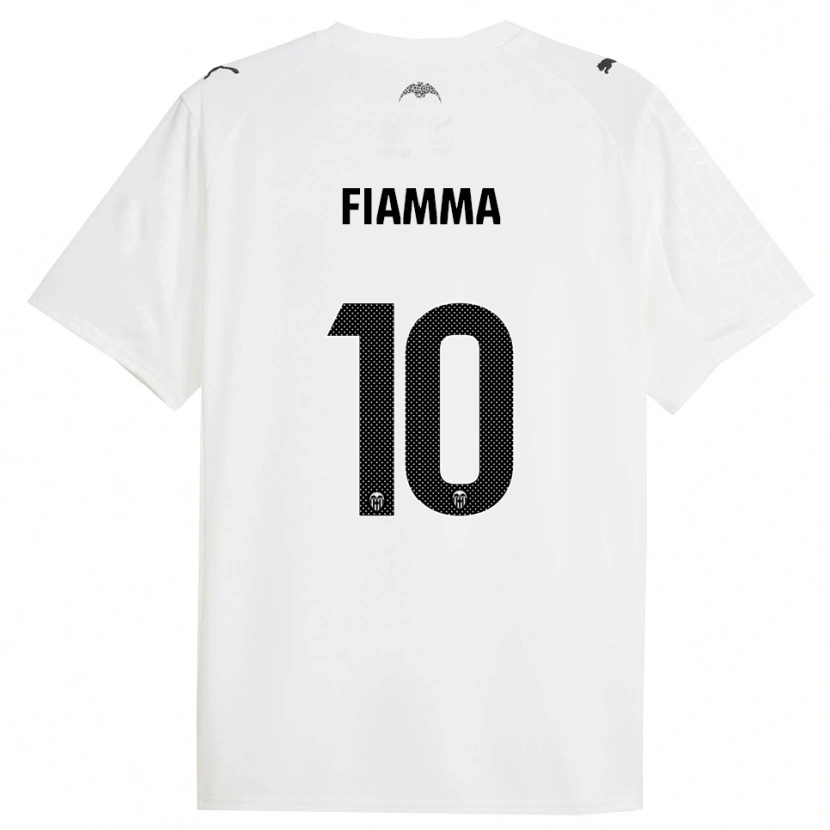 DanxenキッズFiamma#10白黒ホームシャツ2025/26ジャージーユニフォーム