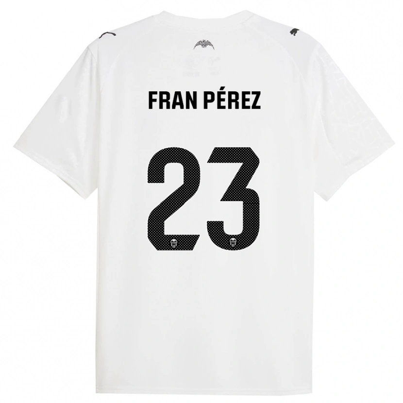 Danxenキッズフランシスコ・ペレス・マルティネス#23白黒ホームシャツ2025/26ジャージーユニフォーム