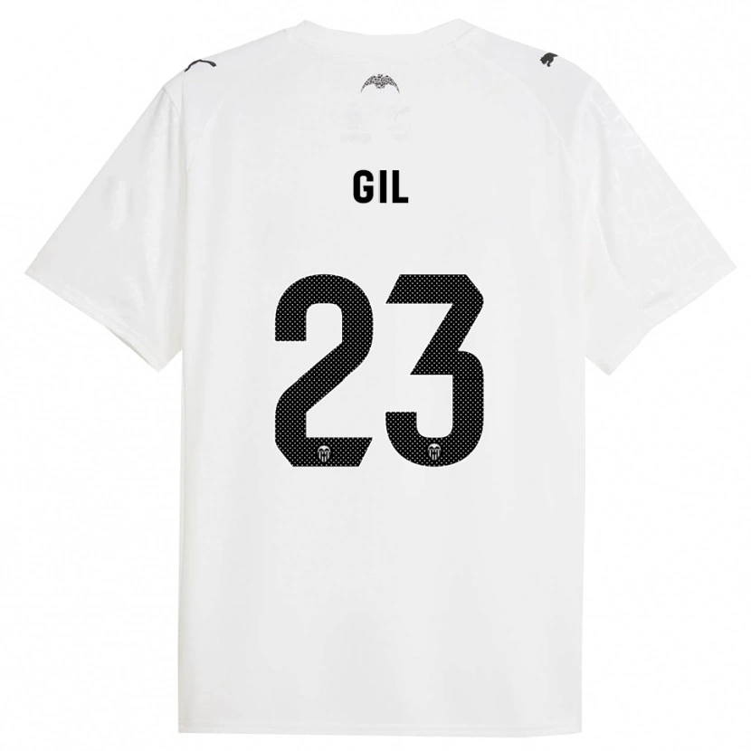 DanxenキッズElena Gil#23白黒ホームシャツ2025/26ジャージーユニフォーム