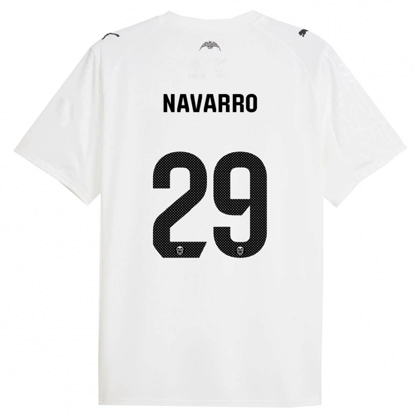 DanxenキッズMarcos Navarro#29白黒ホームシャツ2025/26ジャージーユニフォーム