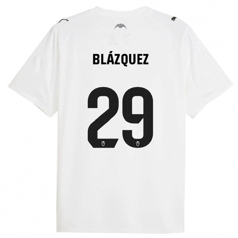 DanxenキッズAimar Blázquez#29白黒ホームシャツ2025/26ジャージーユニフォーム