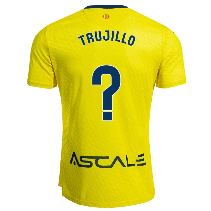 DanxenキッズJairo Trujillo#0黄紺ホームシャツ2025/26ジャージーユニフォーム
