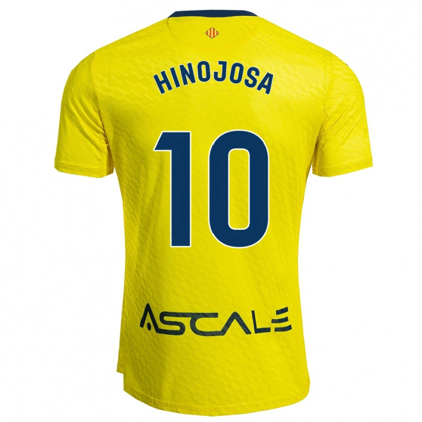 DanxenキッズSergio Hinojosa#10黄紺ホームシャツ2025/26ジャージーユニフォーム