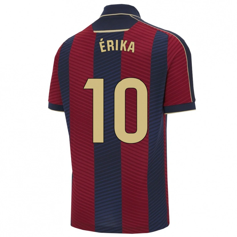 DanxenキッズÉrika González#10赤紺ホームシャツ2025/26ジャージーユニフォーム