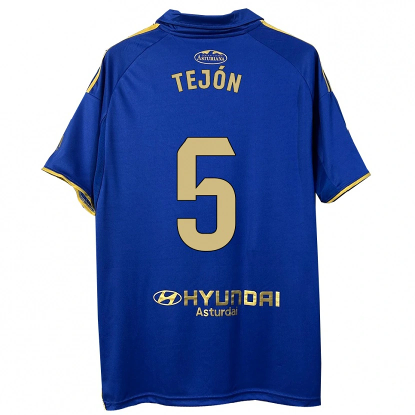 DanxenキッズDiego Tejón#5青金ホームシャツ2025/26ジャージーユニフォーム