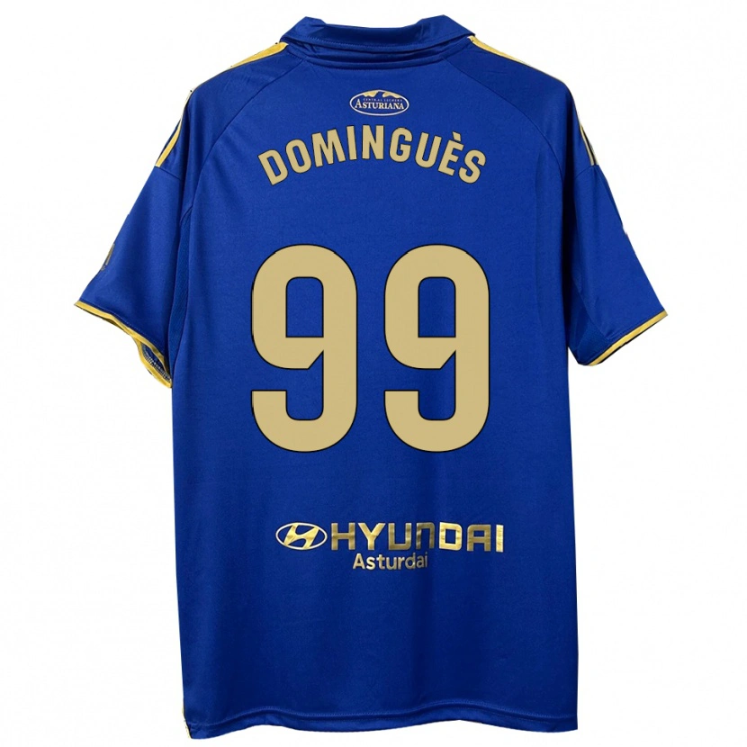 Danxenキッズブランドン・ドミンゲス#99青金ホームシャツ2025/26ジャージーユニフォーム