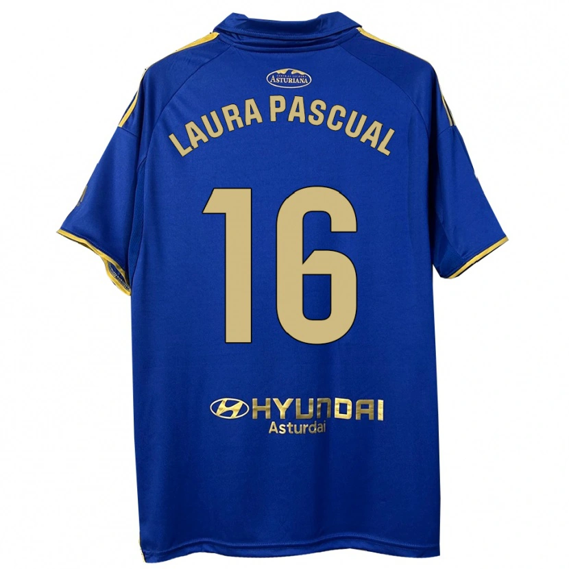 DanxenキッズLaura Pascual#16青金ホームシャツ2025/26ジャージーユニフォーム