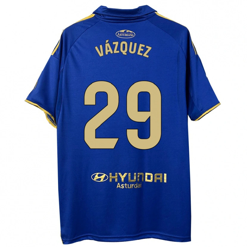 Danxenキッズハイメ・バスケス#29青金ホームシャツ2025/26ジャージーユニフォーム