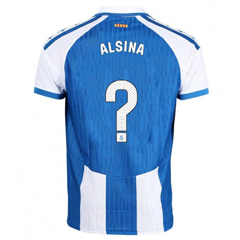 DanxenキッズJoel Alsina#0青白ホームシャツ2025/26ジャージーユニフォーム