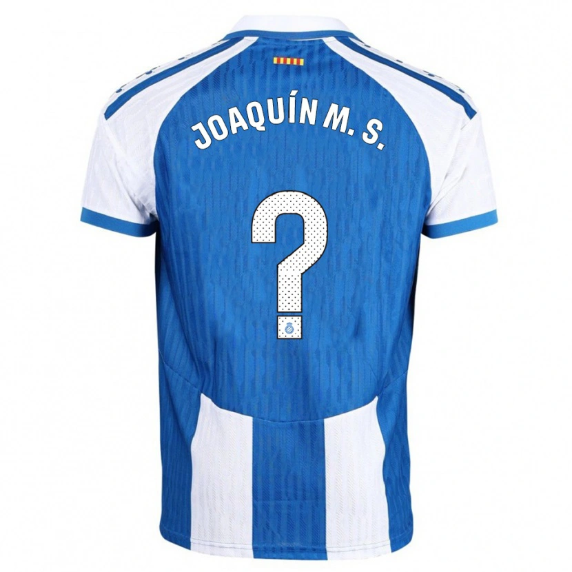 DanxenキッズJoaquín Manuel Sánchez#0青白ホームシャツ2025/26ジャージーユニフォーム