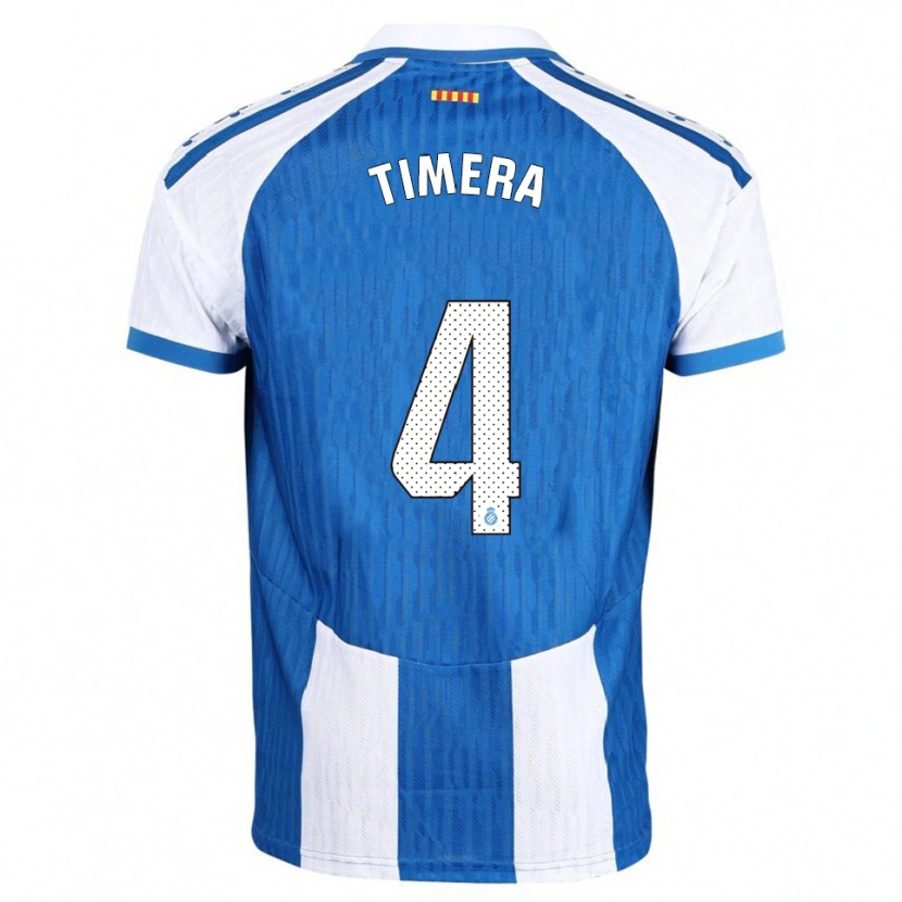DanxenキッズAdama Timera#4青白ホームシャツ2025/26ジャージーユニフォーム