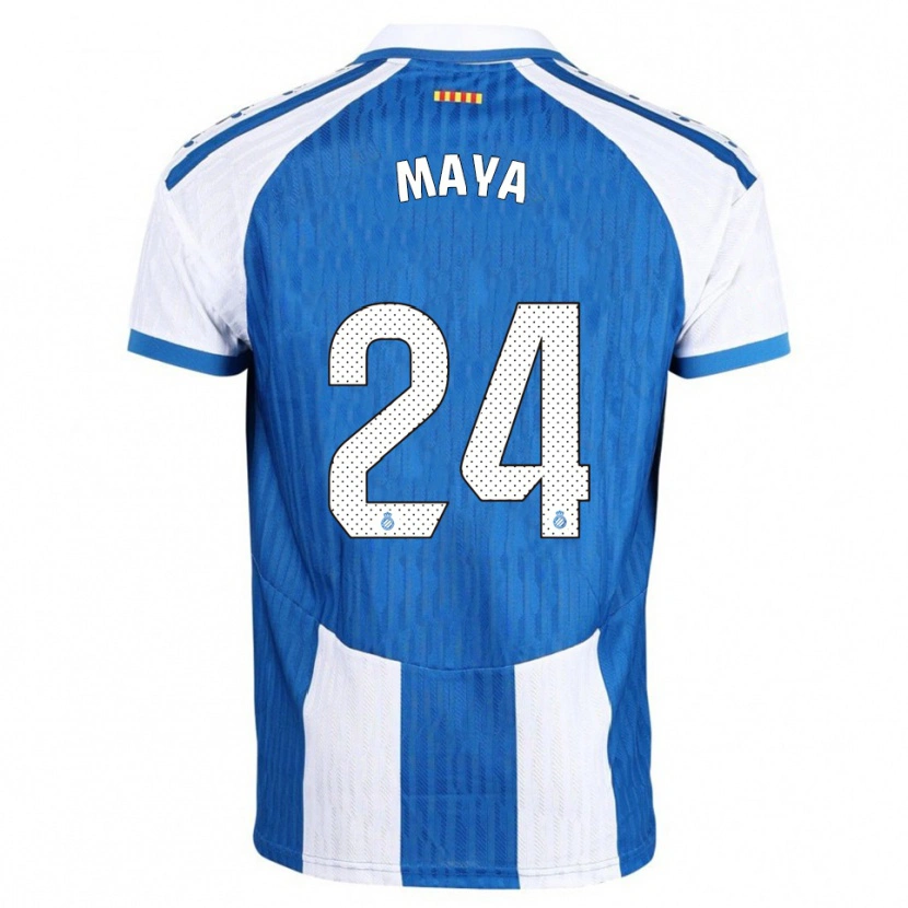 DanxenキッズRubén Maya#24青白ホームシャツ2025/26ジャージーユニフォーム