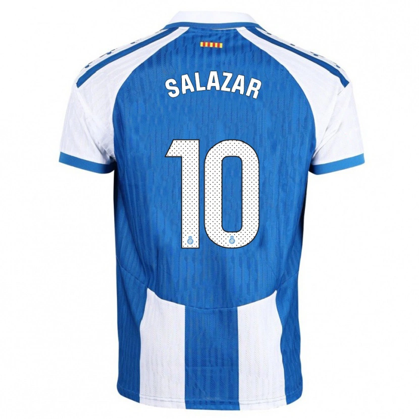 DanxenキッズLeo Salazar#10青白ホームシャツ2025/26ジャージーユニフォーム