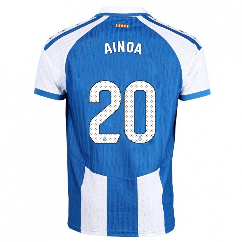 DanxenキッズAinoa Campo Franco#20青白ホームシャツ2025/26ジャージーユニフォーム