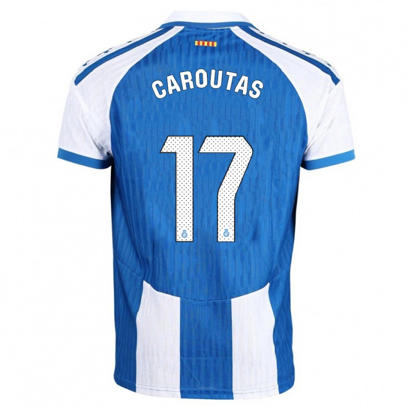 DanxenキッズTim Caroutas#17青白ホームシャツ2025/26ジャージーユニフォーム