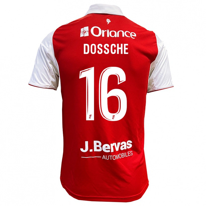 Danxenキッズマービン・ドッシェ#16赤白ホームシャツ2025/26ジャージーユニフォーム
