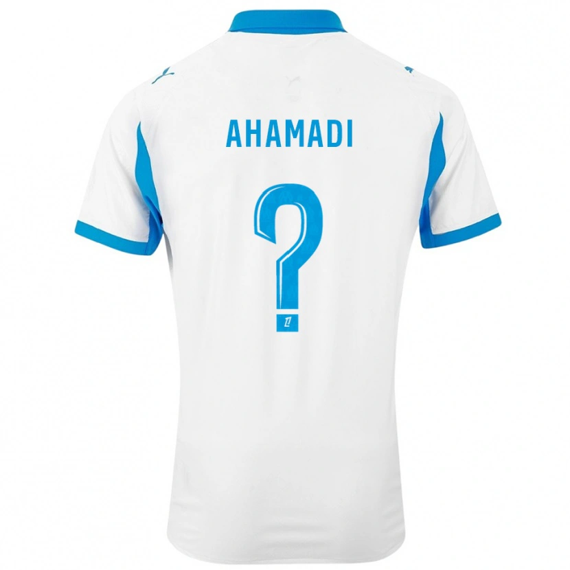 DanxenキッズMalik Ahamadi#0白空色ホームシャツ2025/26ジャージーユニフォーム