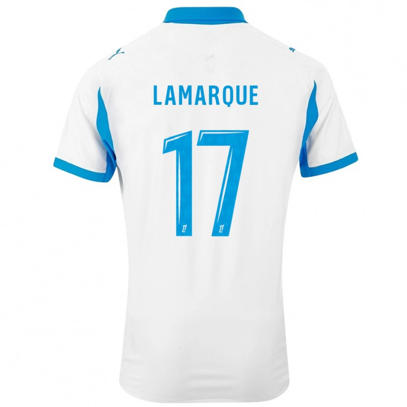 Danxenキッズアレ・ラマルク#17白空色ホームシャツ2025/26ジャージーユニフォーム