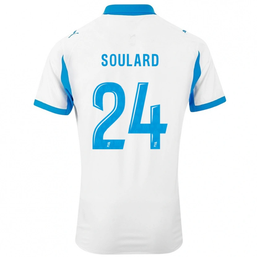Danxenキッズアマンディーヌ・スーラード#24白空色ホームシャツ2025/26ジャージーユニフォーム
